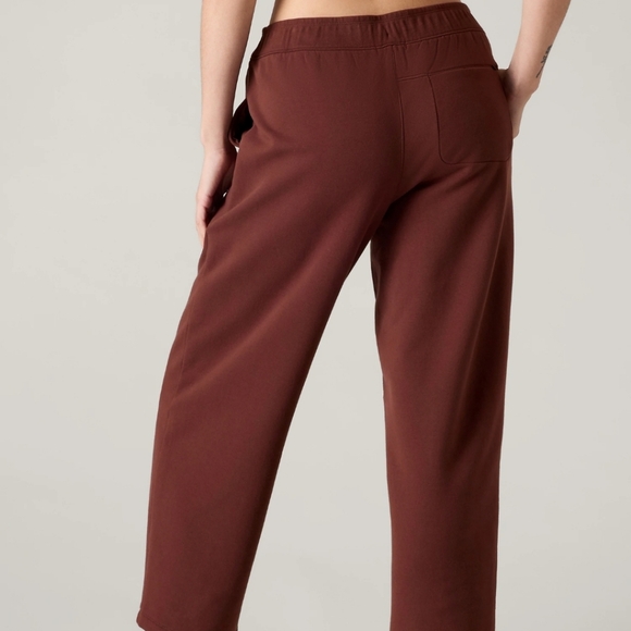 Athleta Retroplush Pant Size Small Cherrywood - Picture 6 of 9